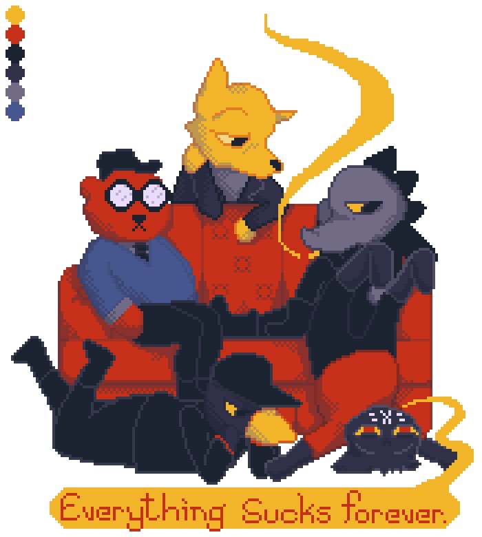 SnackFalconFox's tweet image. NITW RP ACCOUNT
[N]SFW: 18+ themes- 18+ RP in DMs
18+ Mun and Muse
Sometimes posts NSFW art
7+ years of Experience
Multiverse RP
None of the art shown on this account will be mine! (Please speak with me if you want me to take down your art. I get it!)
“Sincerely, Greggory.”