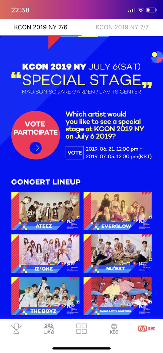 ATINY
Keep voting for ATEEZ on STARPASS App for βKCON 2019 NYβ!
Weβre so close to 1st place! Download the STARPASS App and VOTE
#ATEEZ #ATEEZ_OneToAll #KCON19NY @ATEEZofficialpic.twitter.com/APkzK7eerx
by ATEEZ Updates