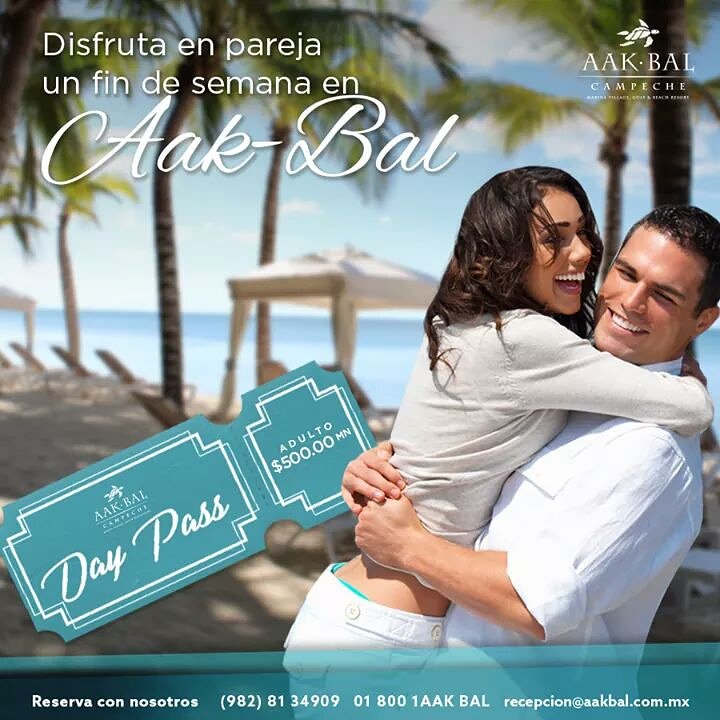 AakBalOficial's tweet photo. Pasa un fin de semana con tu pareja y disfruten un día agradable en Aak-Bal.
Etiqueta a tu pareja para que te invite ¡Sin pretextos!

*DAY PASS con reembolso en alimentos y bebidas 🎟

Previa reservación:
📞 (982) 81 349 09
📩 recepcion@aakbal.com.mx
 #Campeche @SECTURCampeche https://t.co/HHMj2JT9Aa