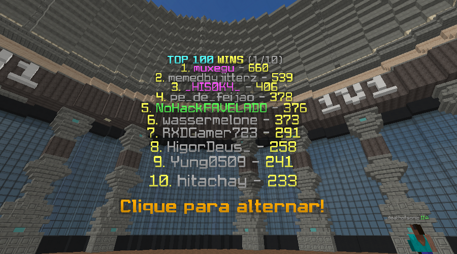 muxeguin's tweet photo. Tava em primeiro mais fiquei 2 dias sem entrar no mine e deu nisso .-.

@MushMC_ https://t.co/XiyjQcPIp8
