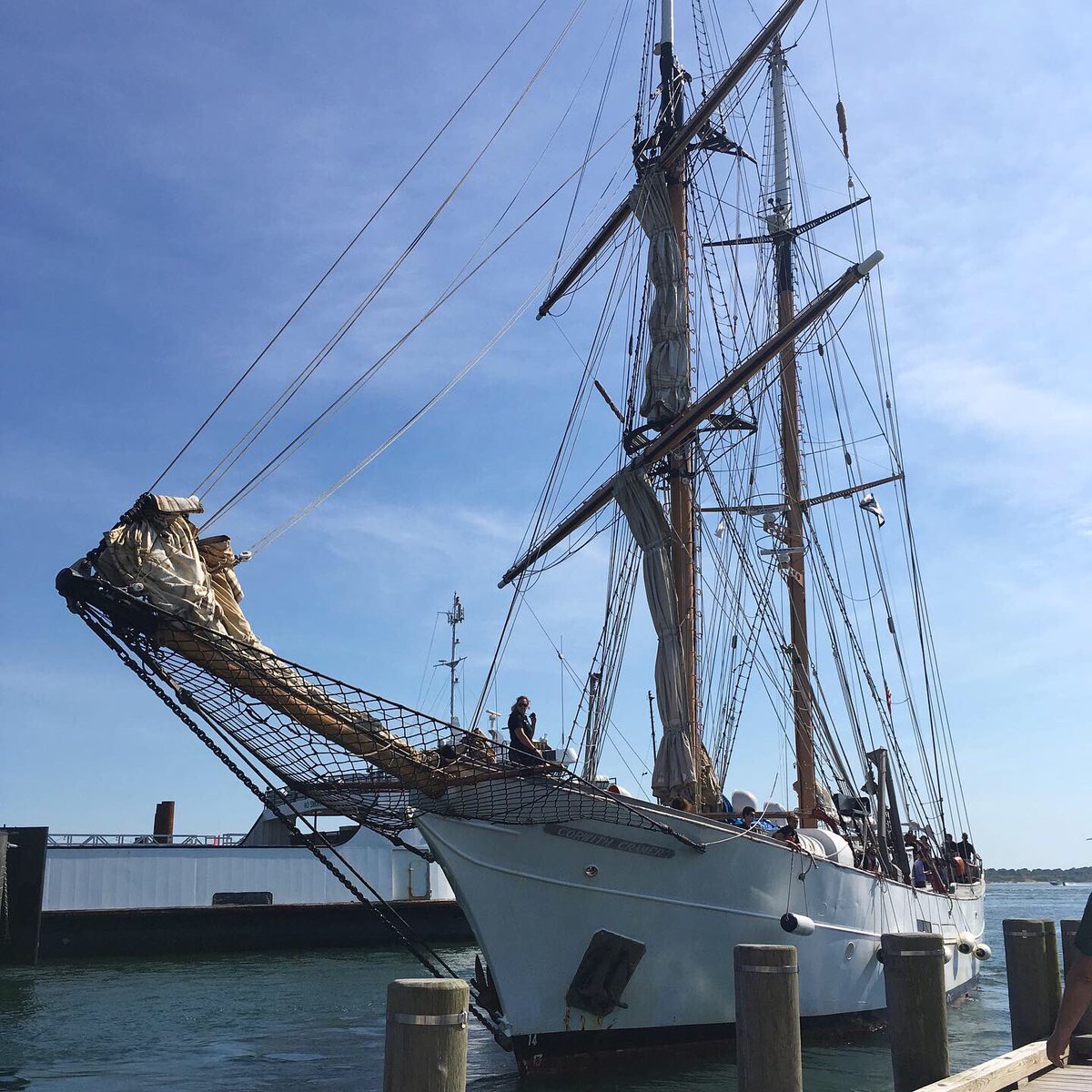 WHOI_CSL's tweet image. Join us in welcoming our newest lab member and JP student, Morgan Blevins! Morgan just departed for a 10 day cruise on the SEA SSV Corwith Cramer with her JP cohort. Welcome, Morgan! We are so excited to have you join our lab! #whoi #JointProgram #SEA
