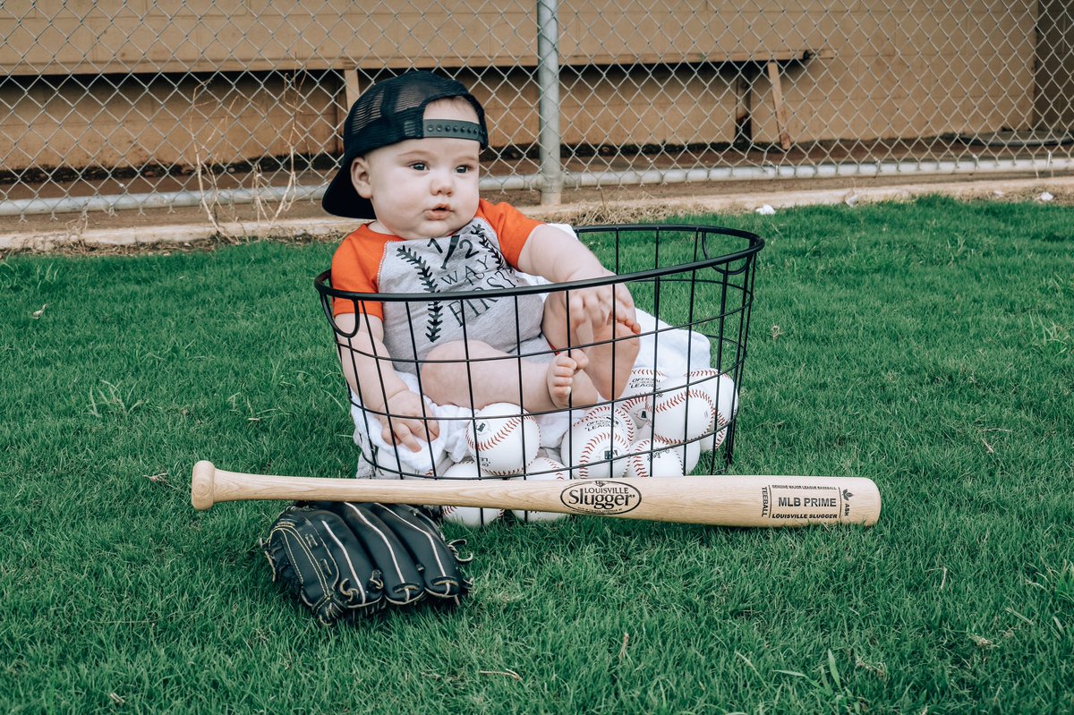 My dude is 1/2 to FIRST &amp; I’m OBSESSED! ⚾️❤️
