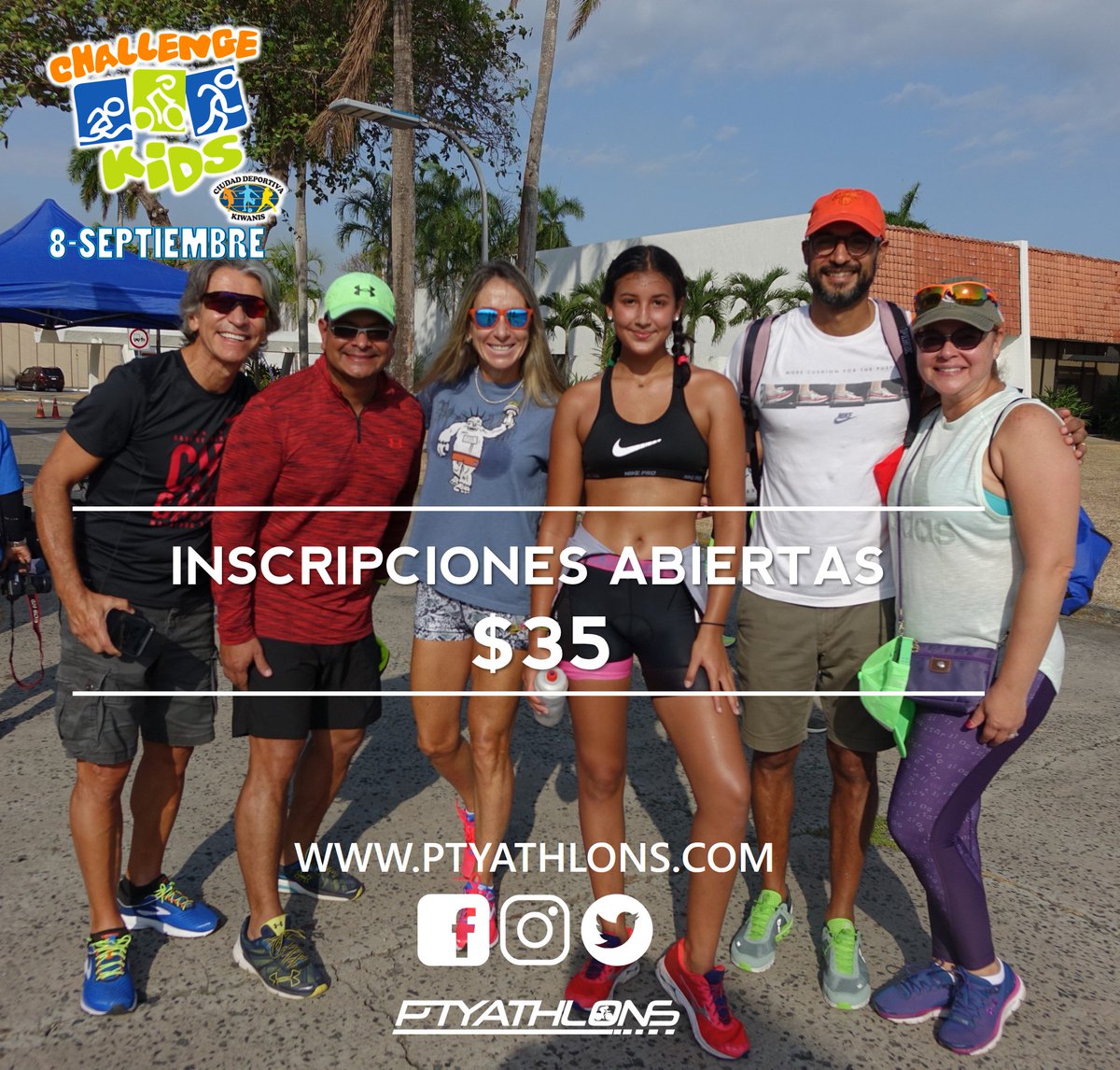 ptyathlons's tweet photo. #FinDeSemana largo y de #familia así como en #ChallengeKids. ¡No te olvides pasar por https://t.co/8byDRPttux para registrar a tus #peques y aprovechar el precio!
#trikids #familyday #diafamiliar #3kids #triathlon #triatlon #trilife #3life #trifamily #3family https://t.co/F1sVVfOB01