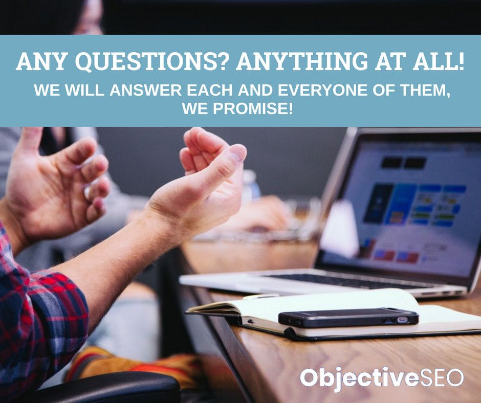 ObjectiveSeo's tweet image. Do you have any questions?

#seo #seostrategy #digitalmarketing #entrepreneur #marketing #socialmedia