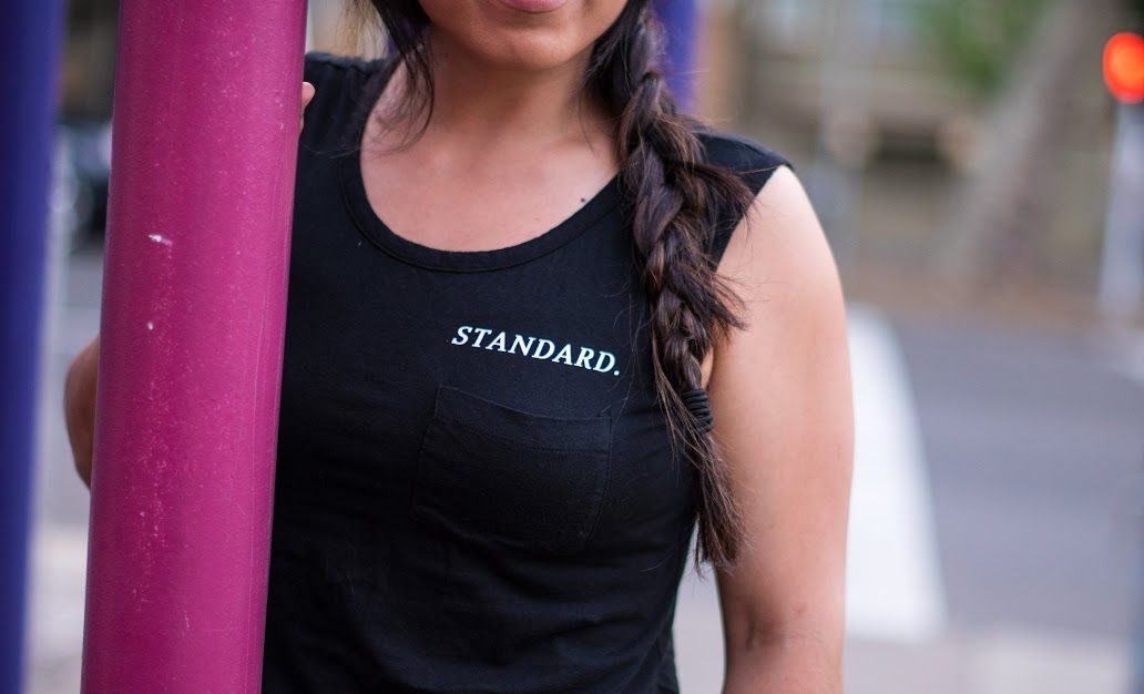 Posting up in our ||Pinner Tankj|| #StandardCloCoWoman #StandardCloCo #SolidFoundations #ConstructingNewLevels