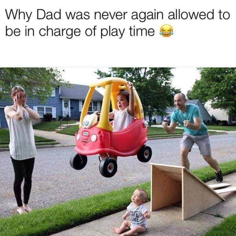 #funnymeme #haha #lol #liftoff #parenting #dads #omg #speedbump #toycar #toddler #ottcity #ottawa #myottawa #ottawarestaurants