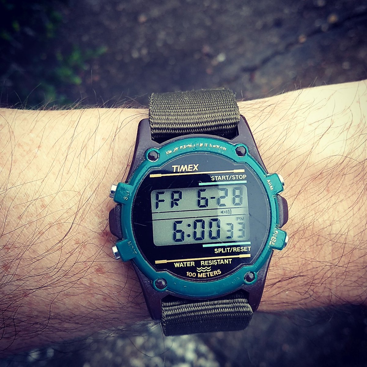 A new old Timex with a fresh NATO strap. It reminds me of one my grandparents got me when I was little. #watches #watchesofinstagram #timex #lovethemwhileyoucan