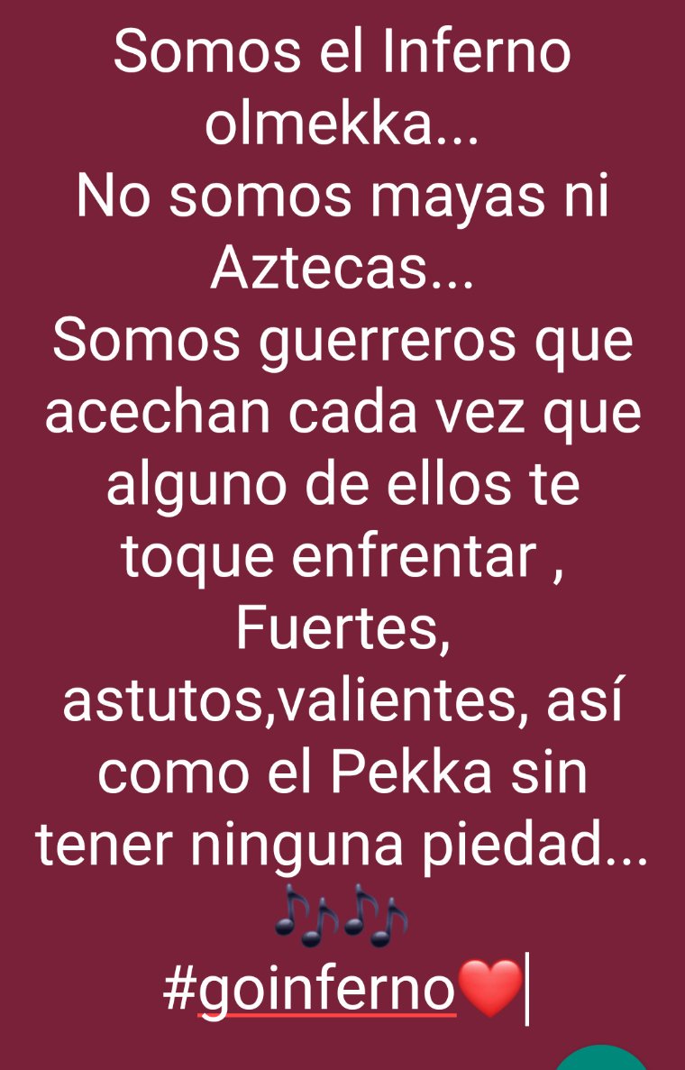 Se viene canción oficial de team Inferno olmekka , esperenla 🔥@inferno_olmekka