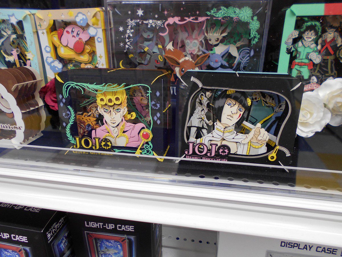 アニメイト横浜ビブレ 4 22グラッテ グランドオープン Twitterissa グッズ ジョジョの奇妙な冒険 黄金の風 より ペーパーシアター が入荷 ジョルノ ジョバーナ と ブローノ ブチャラティ の2種 サンプルも展開中ですのでぜひお立ち寄りください