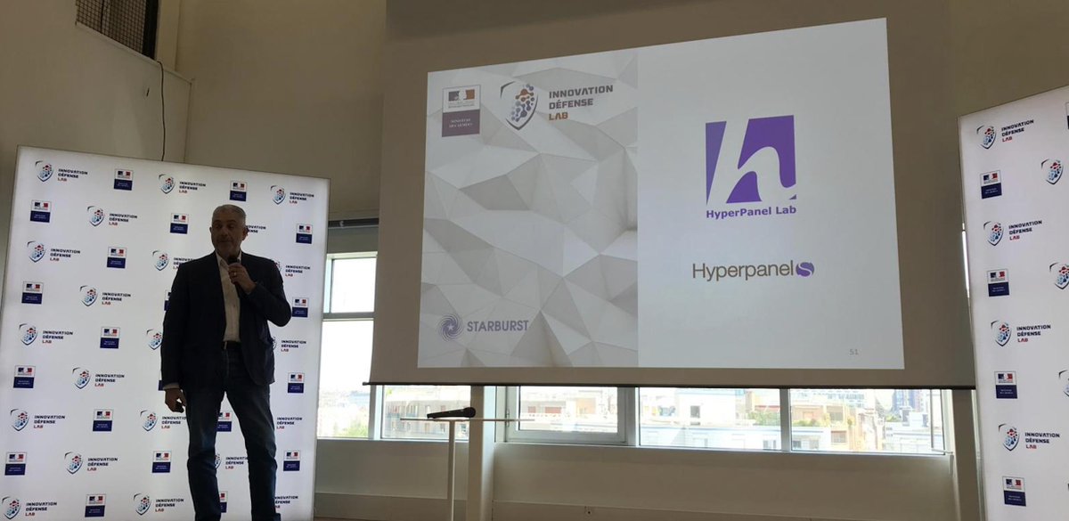 Hyperpanel's tweet photo. @Hyperpanel est fier d'avoir été sélectionné par l'Innovation Defense Lab dans le cadre de son étude sur les #OS souverains. Journée de restitution avec mise en avant des caractéristiques d'#HyperpanelOS en particulier son indépendance par rapport à tout droit d'auteur tiers. https://t.co/qF227ZcpAo
