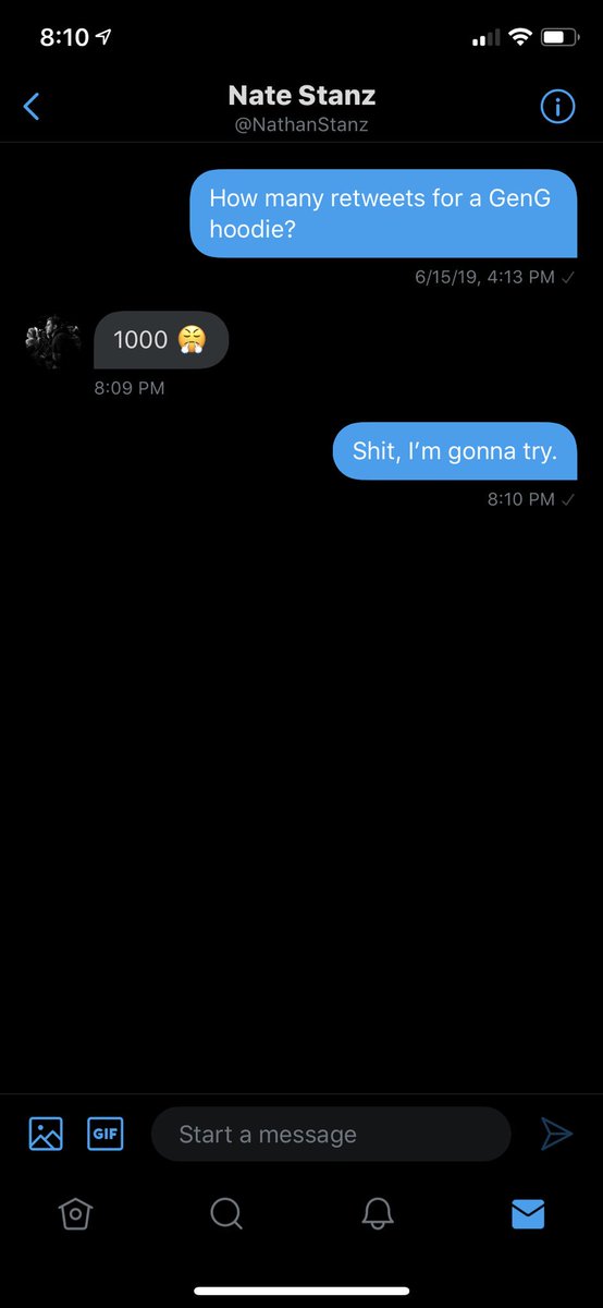 realJaxNC's tweet photo. .@NathanStanz said I could get a GenG hoodie for 1000 Retweets. Help me out. https://t.co/lPXuHU0kjk