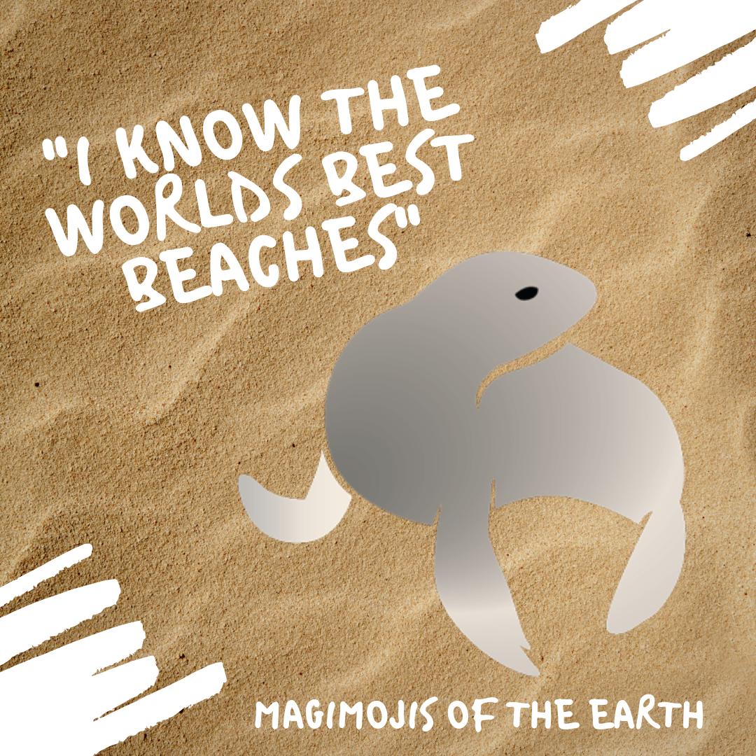 We  hope you are getting your sunny days by the beach! #sealsknowbest #theocean #surfin #summer2019 #sealemoji #magimoji #Seals of flowing joy, ease, deep knowing and #sun bliss