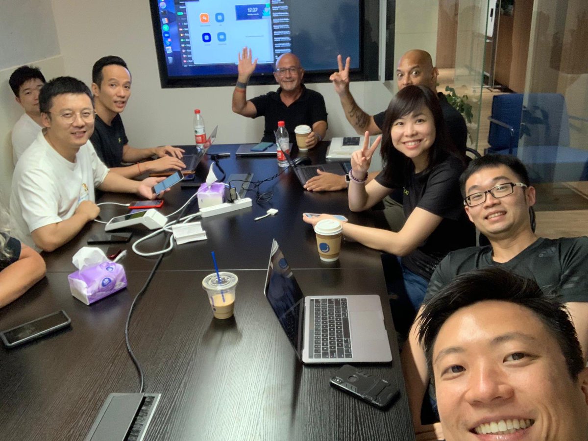 Just another day at work. #PundiX