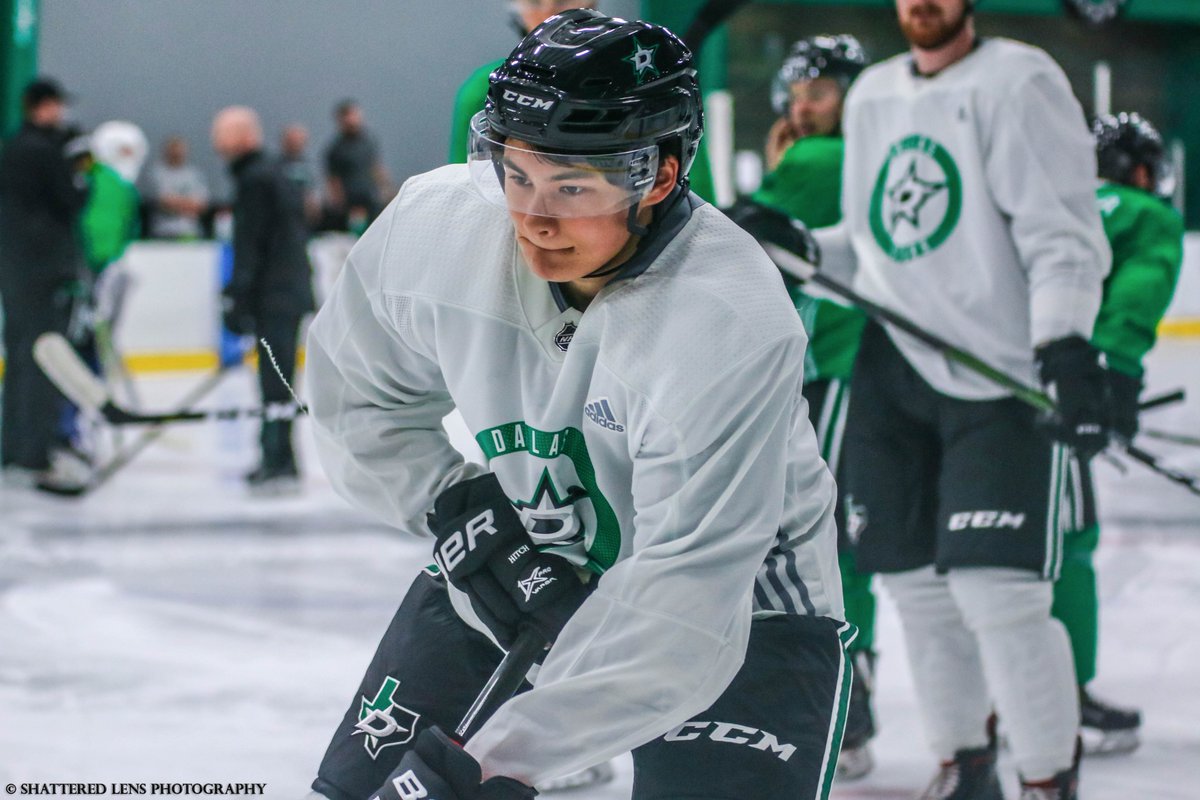 ShatteredLensTX's tweet photo. Samuel Sjölund was drafted 111th overall by the Stars at the 2019 NHL Draft. Sjölund currently plays for AIK J20 in the Superelit league in Sweden. #StarsDevelopmentCamp https://t.co/1jp1B8tIxe