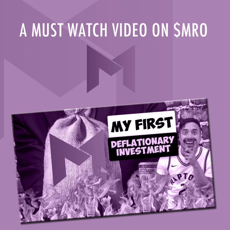 BitcoinToken ($BTCT) (@_bitcointoken) on Twitter photo The Crypto Lifestyle 📺 Youtube Channel just did an amazing video on $MRO Mero Currency!   🔥🔥  It's a must watch: youtube.com/watch?v=yKX5uk…  (let's show him support and SUBSCRIBE to his YT)  I have a feeling we might see more videos by him. 👍 The Crypto Lifestyle 📺 Youtube Channel just did an amazing video on $MRO Mero Currency!   🔥🔥  It's a must watch: youtube.com/watch?v=yKX5uk…  (let's show him support and SUBSCRIBE to his YT)  I have a feeling we might see more videos by him. 👍