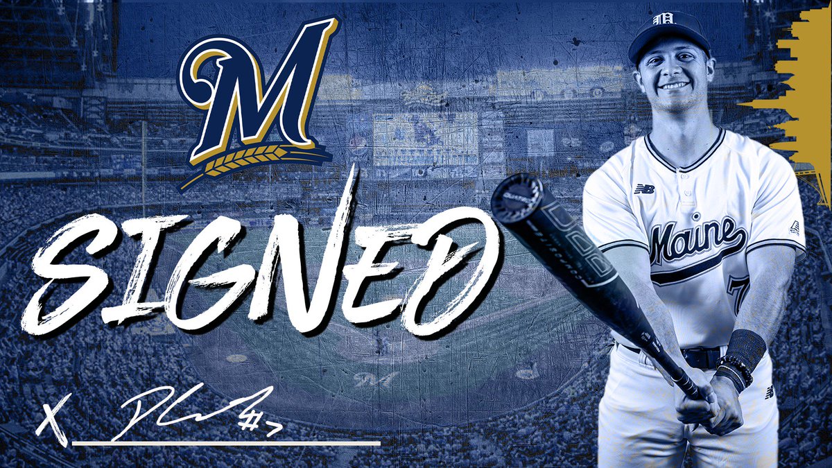 Maine Baseball (@mainebaseball) on Twitter photo The Brew Crew is getting a good one‼️
Congrats to <a href="/DannyCasals/">Danny Casals</a> on signing with the <a href="/Brewers/">Milwaukee Brewers</a>!
#BlackBearNation x #ThisIsMyCrew The Brew Crew is getting a good one‼️
Congrats to <a href="/DannyCasals/">Danny Casals</a> on signing with the <a href="/Brewers/">Milwaukee Brewers</a>!
#BlackBearNation x #ThisIsMyCrew