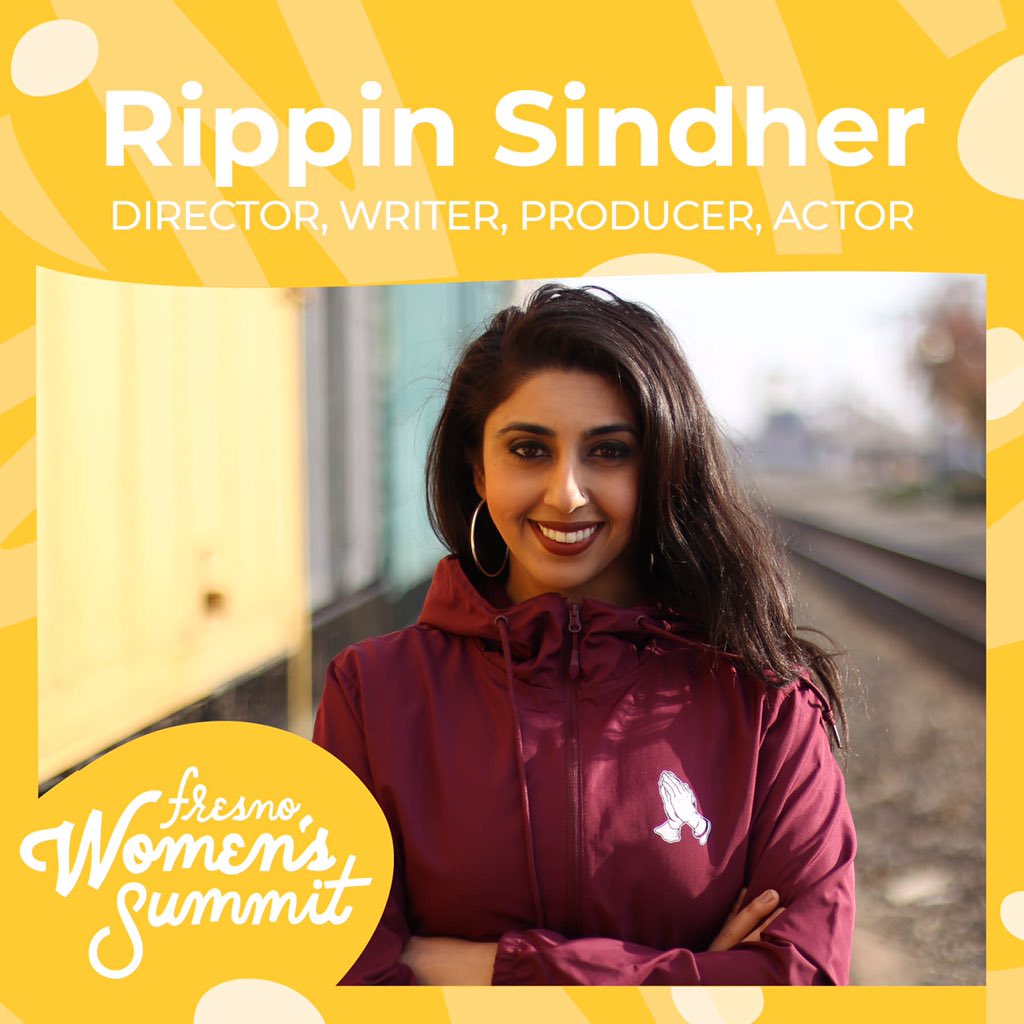 RSindher's tweet photo. Excited to speak at @fresnowomenssum tomorrow! Join the movement. #girlpower #ladygang #FemaleFilmmakerFriday https://t.co/mh2aPZVo9l