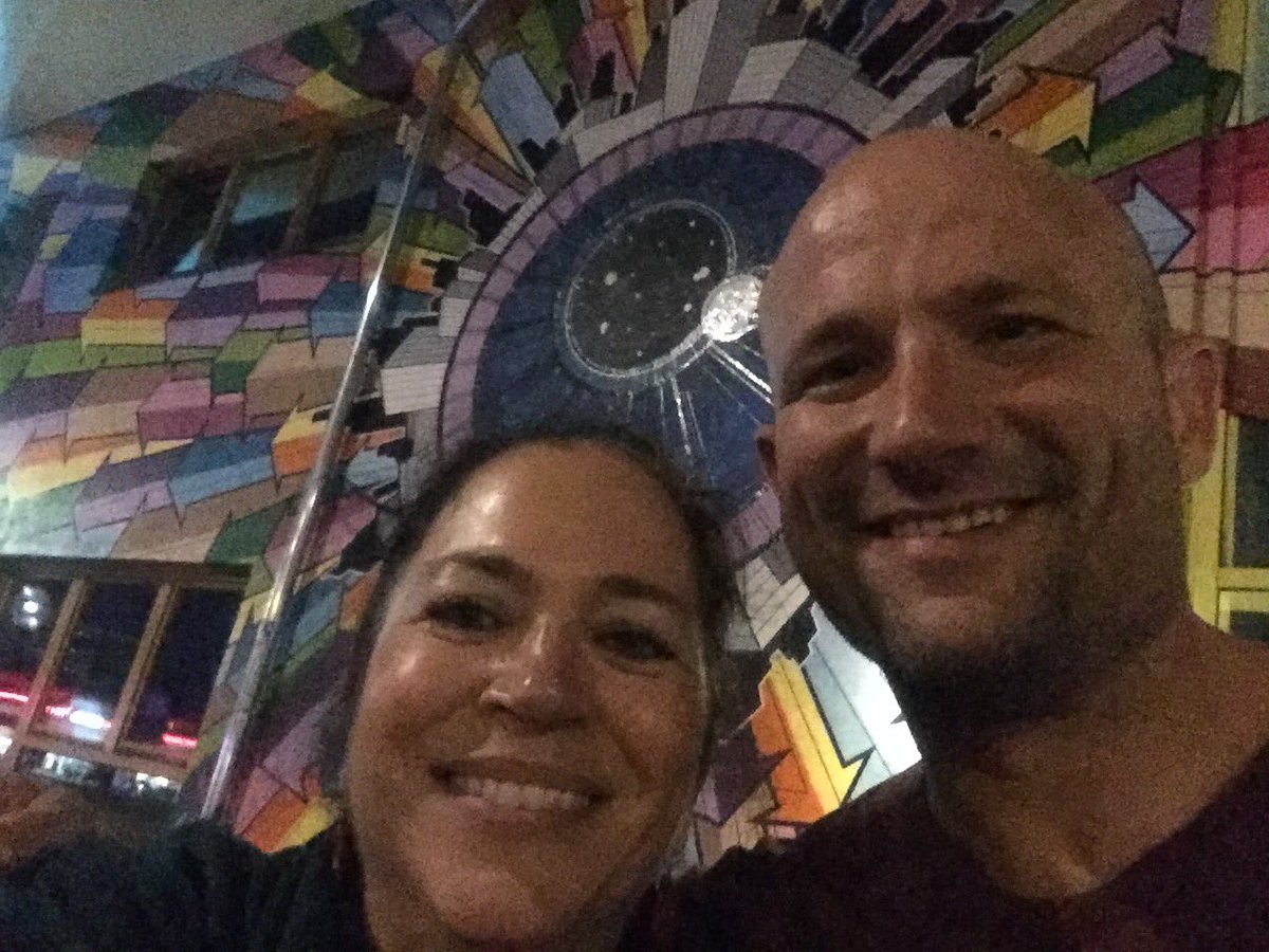 NomiMorris's tweet image. Nomi and Keith leaving Kater, one of Berlin’s top techno clubs.