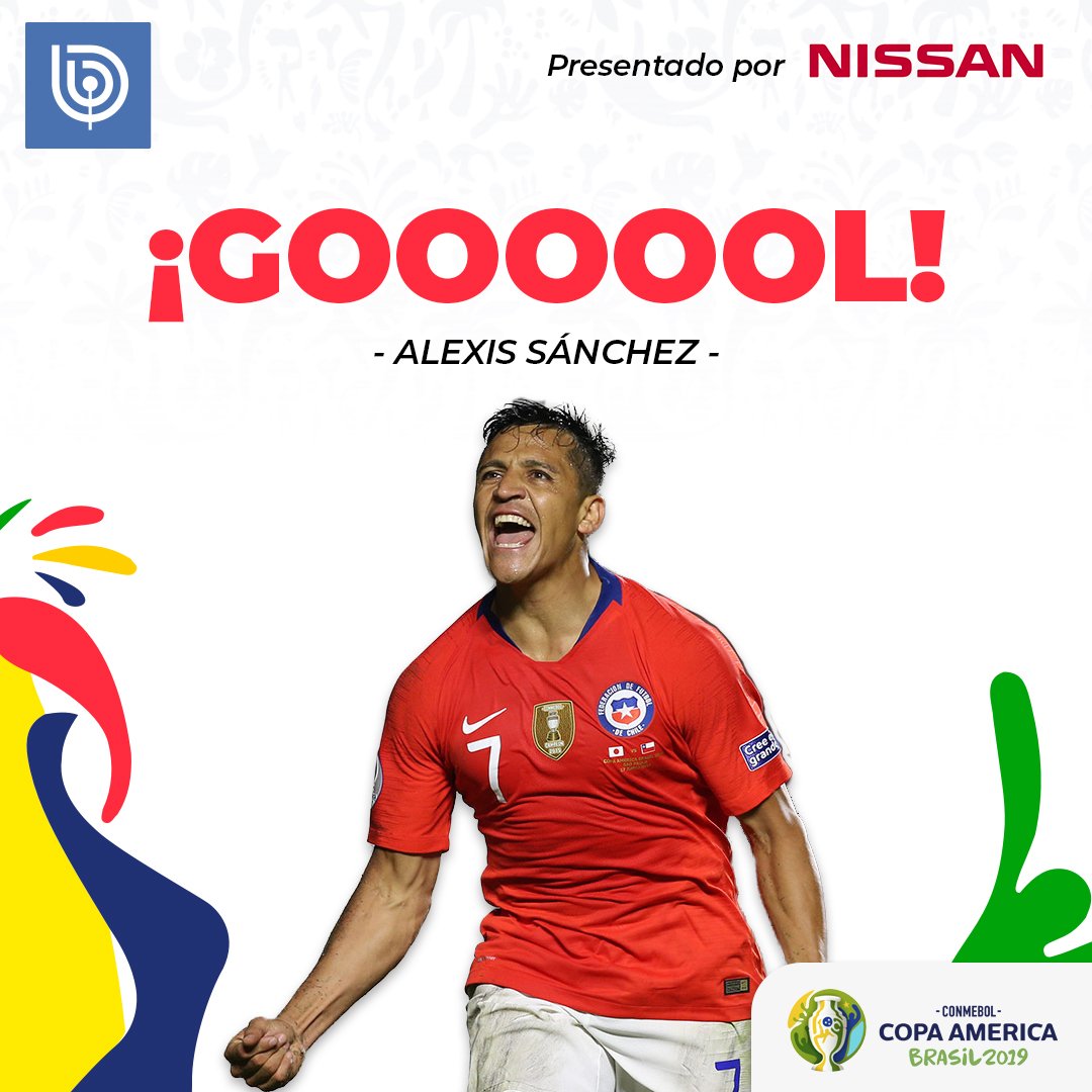 BioBioChile (@biobio) on Twitter photo EN VIVO: 101´ ¡GOOOOOOOOOOOOL de ALEXIS! ¡CHILE A SEMIFINALES! Presentado por <a href="/NissanCL/">Nissan Chile</a> biobiochile.cl/especial/copa-… EN VIVO: 101´ ¡GOOOOOOOOOOOOL de ALEXIS! ¡CHILE A SEMIFINALES! Presentado por <a href="/NissanCL/">Nissan Chile</a> biobiochile.cl/especial/copa-…