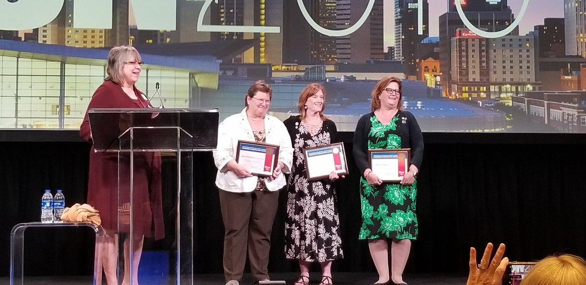 bergren's tweet photo. Janice Selekman,  Robin Shannon and Cathy Yonkaitis win 2019 NASN Presidential  Recognition Award #NASN2019 https://t.co/RW6M3VSd7c