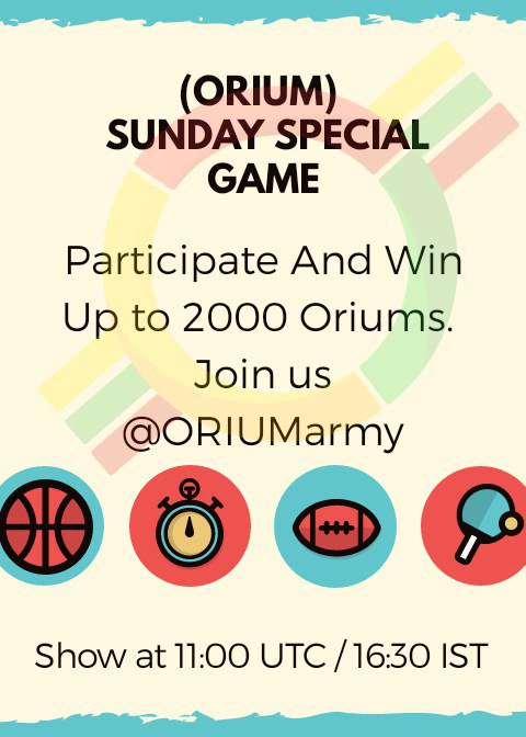minsoethu27's tweet photo. Hello $ORM $ORIUM COMMUNITY
tomorow is Twitter sunday and Telegram Game Show
Who is ready for tomorrow game show chance win $ 2000 Orm join below link
https://t.co/sDScjtmCfZ https://t.co/qDfWowxfmH