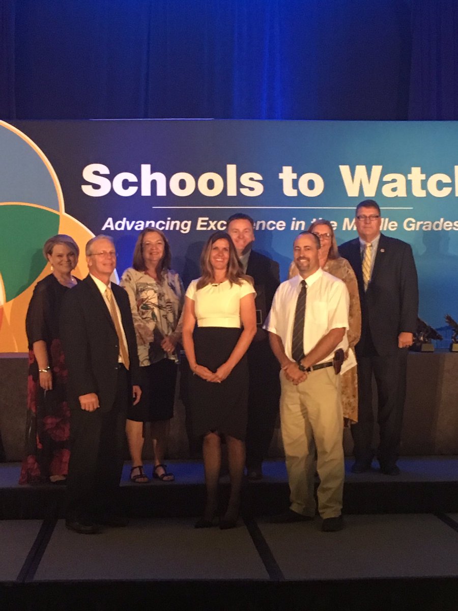 CMSWarriors's tweet photo. Cedar Middle School was honored tonight as a School to Watch in Washington DC. This is our third resignation!! https://t.co/JHArC0Hrrt