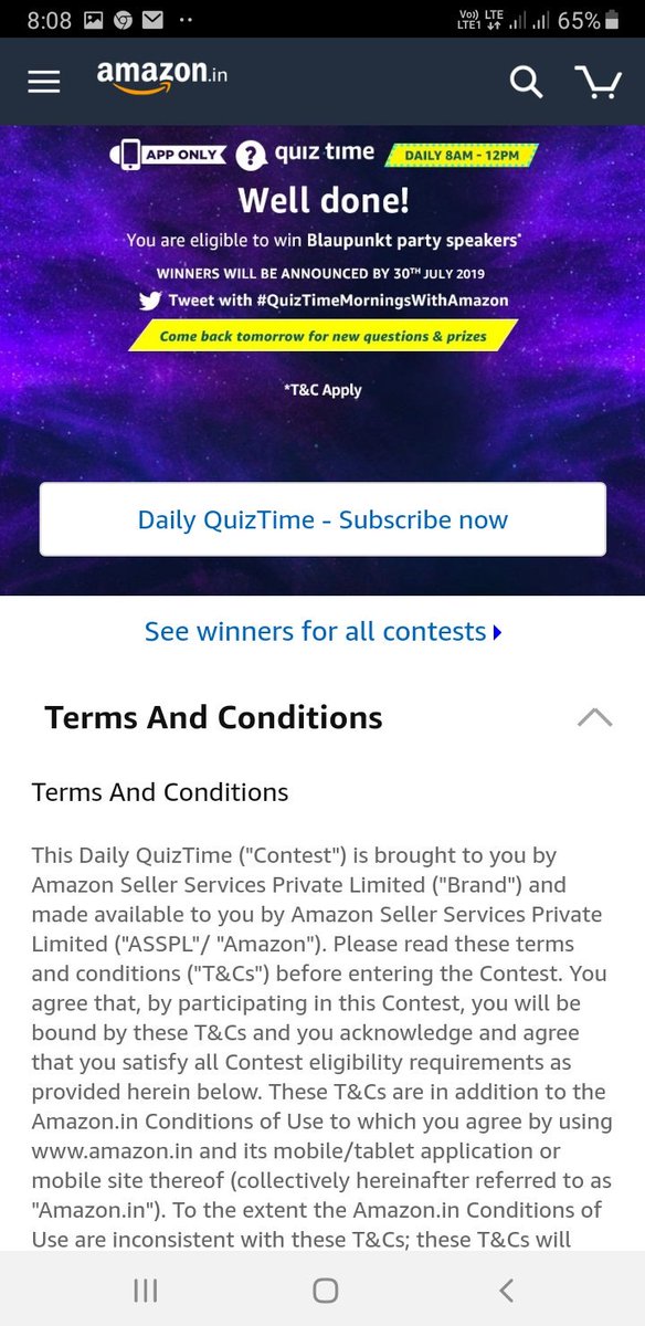 TeamVarunoffic1's tweet photo. #QuizTimeMorningsWithAmazon https://t.co/kCIwTUDJ61