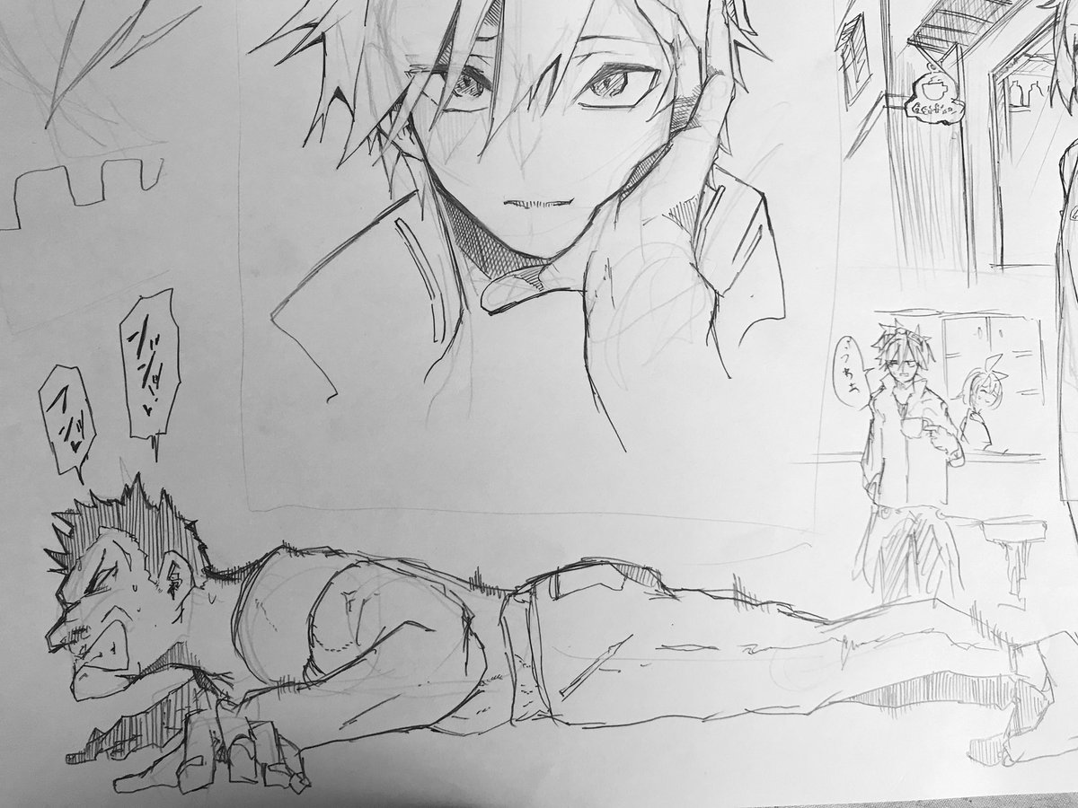 昨日描いた落書きたち
#アナログ #創作 