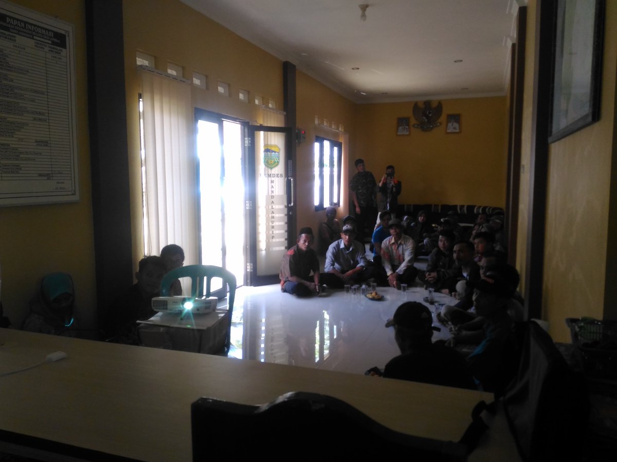 Kegiatan Lokakarya Desa Mandalahurip yang di selenggarakan Oleh Mahasiswa IPB tahun 2019