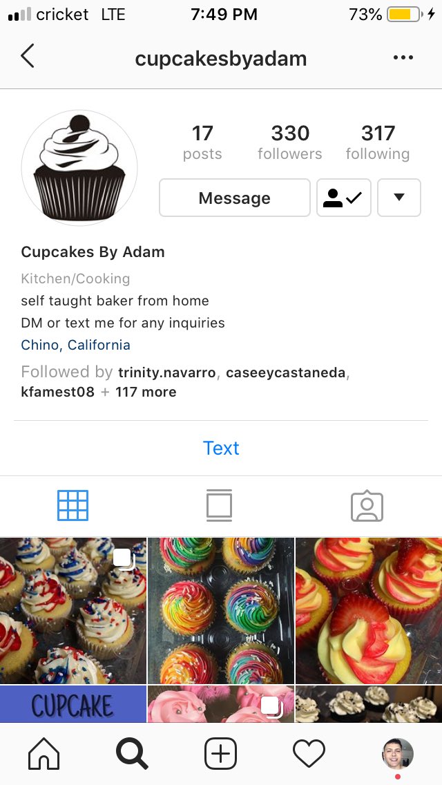 Hi, so I make gourmet cupcakes and could really use a boost. I bake, decorate, and deliver by myself. (: if you guys could retweet so I can grow my business I would really appreciate it 🥺😬