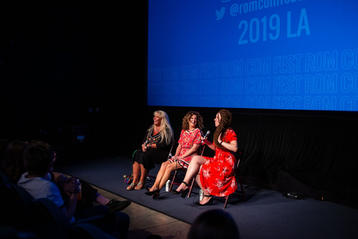 AlannaBennett's tweet photo. Thought I was done talking about #RomComFestLA? YOU THOUGHT WRONG. Here are some HD photos of my legs looking great while I made two of my icons laugh. https://t.co/eitJ3GZduT