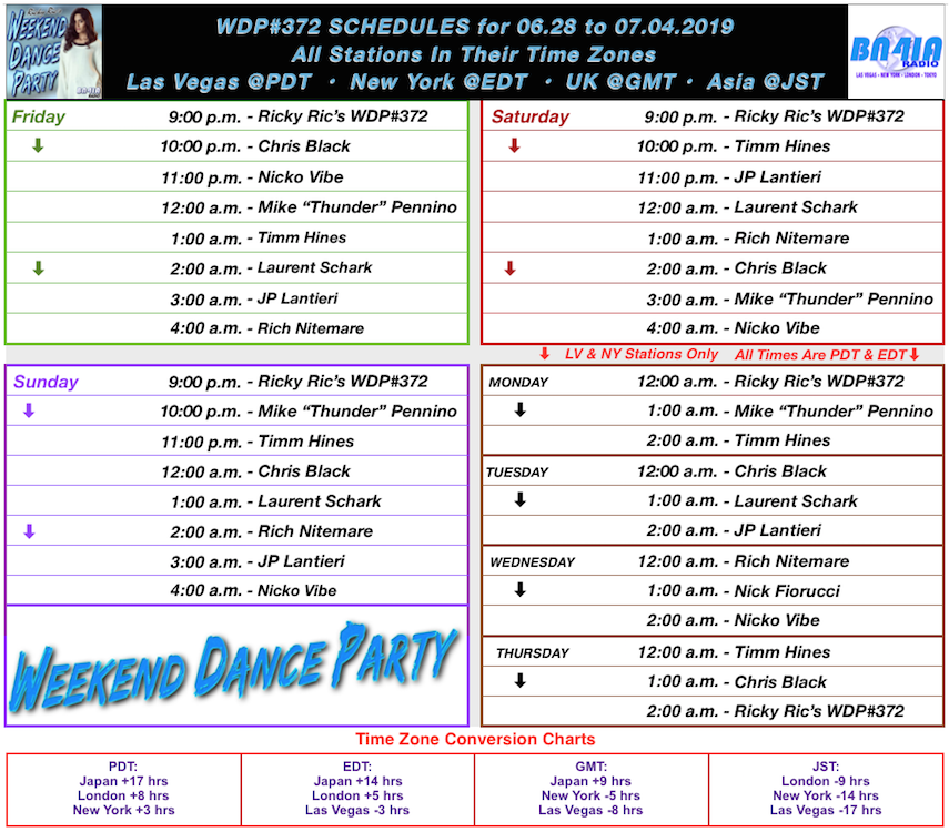 WkndDanceParty's tweet photo. #InTheMix TONIGHT 9pm PDT❗⚡ #WDP372⚡
feat. @RickyRicMix
@chrisblackny
@Nicko_Vibe
@MikePennino
@DJTimmHines
@lsselection
@JPLantieri
#DJNitemare
On @BN4IA #radio 4 #LasVegas
🔊 ☞ https://t.co/bYZahvMEEF & https://t.co/Ac4s6bZCUM ☜ https://t.co/3Qq7SY8Oup