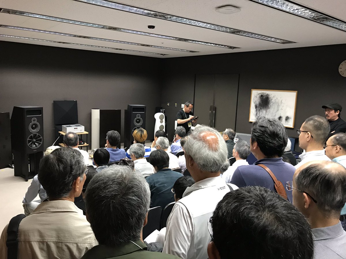 Paul Bayliss (@1977pdb) on Twitter photo First demonstration underway here at Ototen for <a href="/PMCSpeakers/">PMC Speakers</a> MB2Se’s and the room is packed First demonstration underway here at Ototen for <a href="/PMCSpeakers/">PMC Speakers</a> MB2Se’s and the room is packed