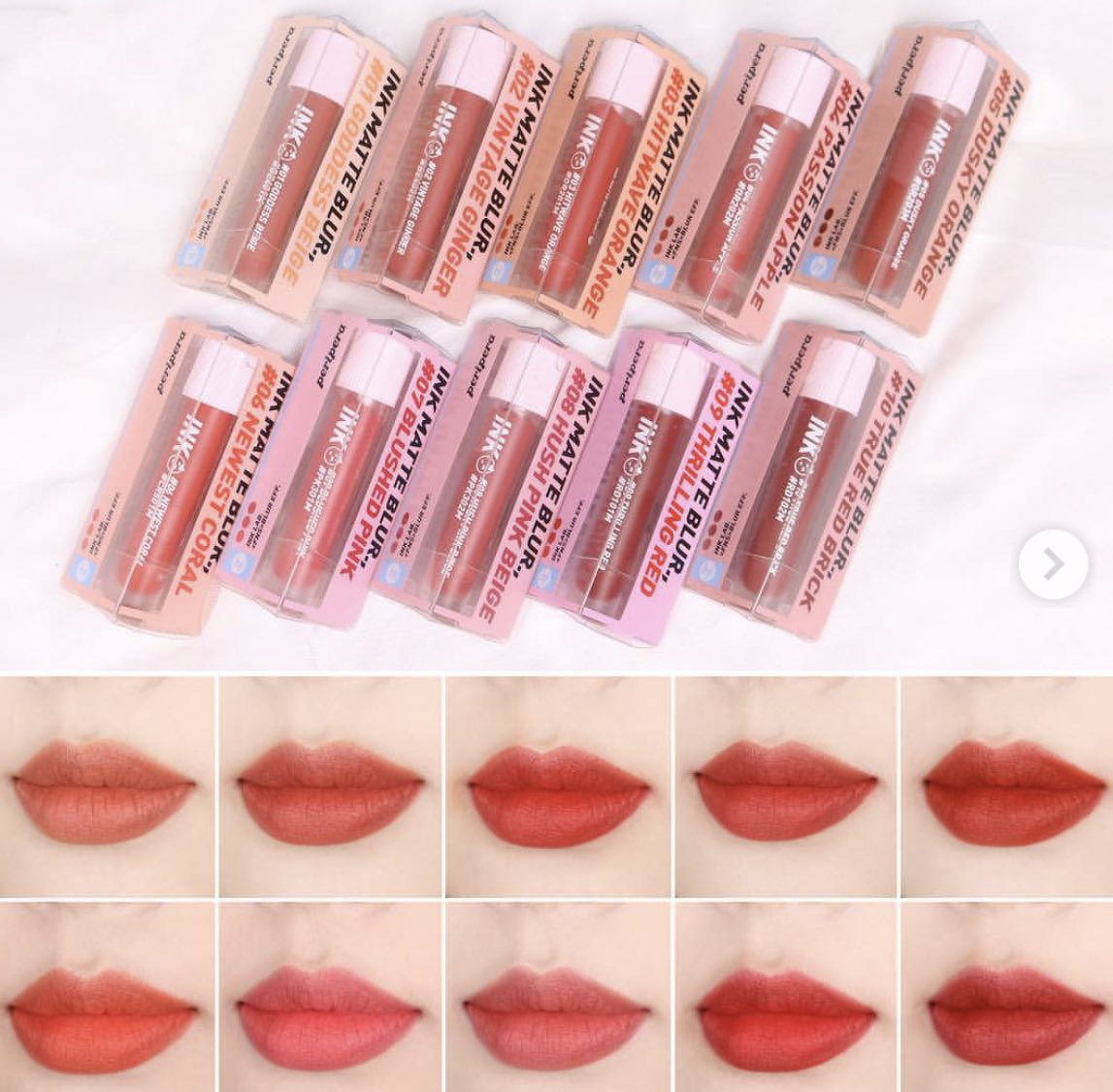 lightly_store's tweet photo. Peripera Ink Matter Blur Tint
🌈พร้อมส่ง🌈*มีครบทุกสี
☆〜 320 บาท ☆彡
สนใจสอบถามเพิ่มเติมได้ค่ะ 
#รับพรีออเดอร์ #preorderkorea #peripera #periperathailand #periperainkvelvet #periperaพร้อมส่ง #liptint #periperaairyinkvelvet #periperaairy #periperavelvet #howtobeauty https://t.co/YBX8dSDQ8x