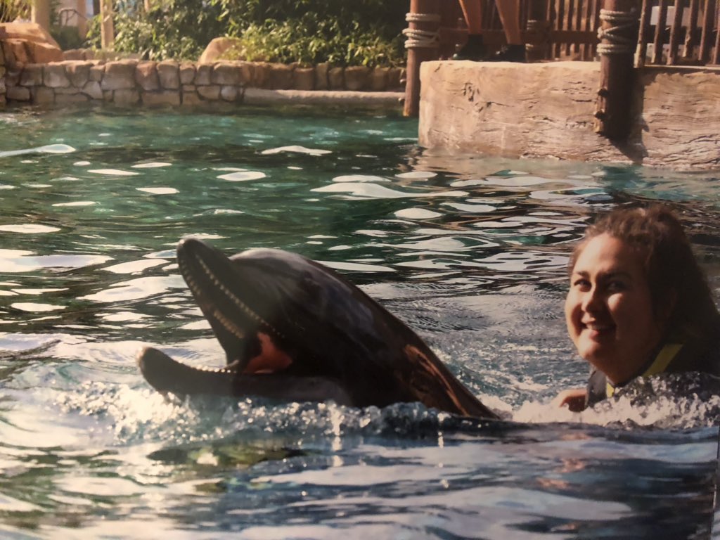 <a href="/claycountyfbla/">ClayCounty FBLA</a> We had a big day at National Leadership Conference swimming with dolphins at Sea World! #fblanlc2019 #tnfbla
