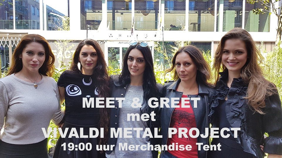 Meet &amp; Greet met <a href="/VivaldiMetal/">Vivaldi Metal Project</a> om 19.00 In de Merchandise Tent! Tickets: dokkemopenair.eu #doa19 #dokkum