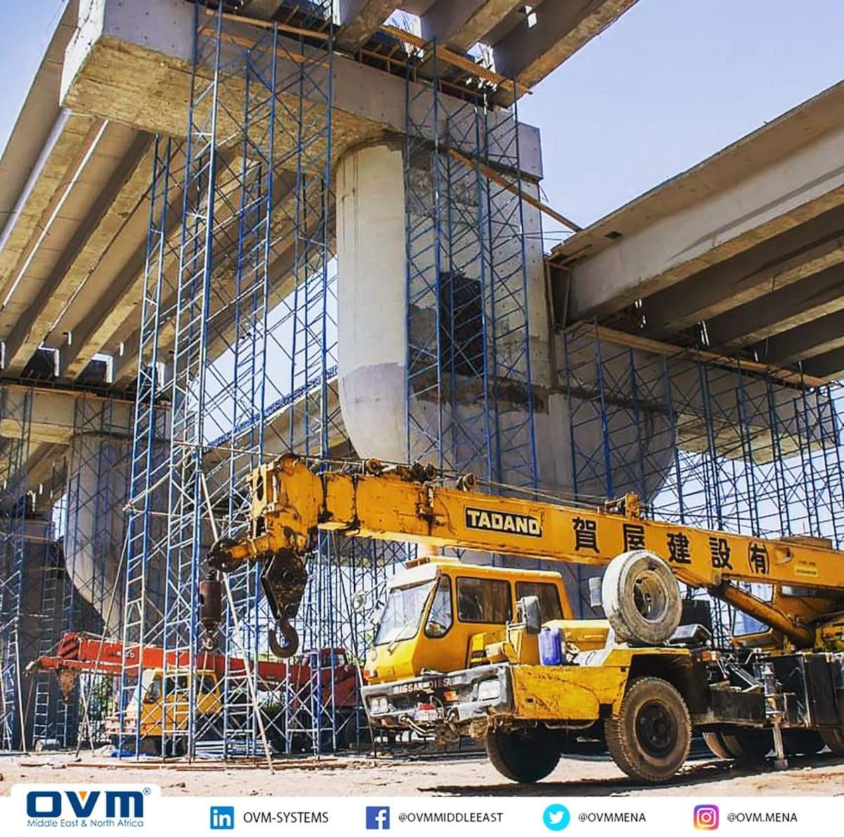 OVMmena's tweet image. {Photos} of “Al-Fangary Bridge&quot;, Project that was completed in 2017 with contribution of OVM Agent in Egypt: BETA Company. BETA has accomplished Post-Tensioning works using OVM Post-Tensioning System.

#OVM_Featured_Projects