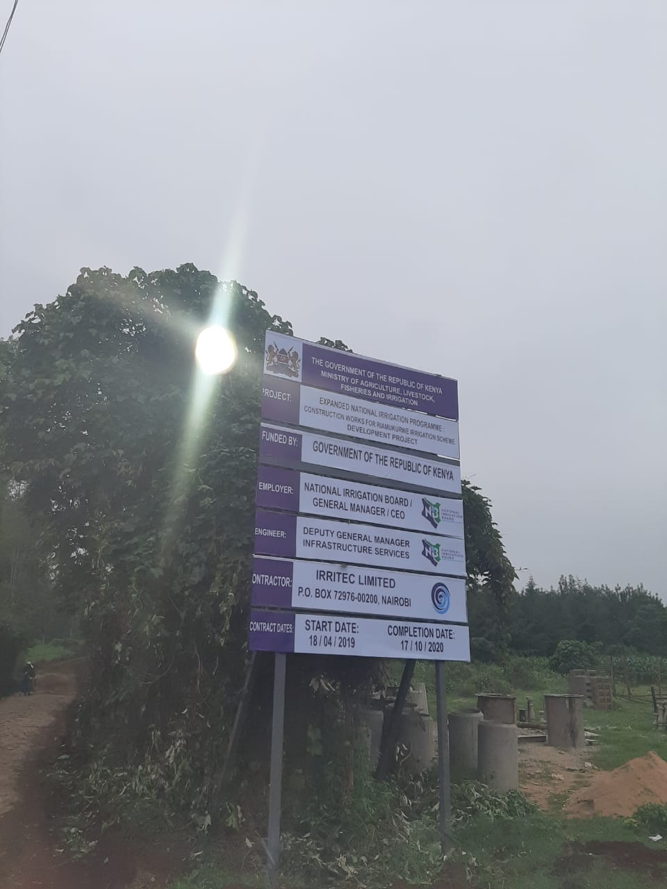 National Irrigation Authority on Twitter "Today CS_Kiunjuri launches