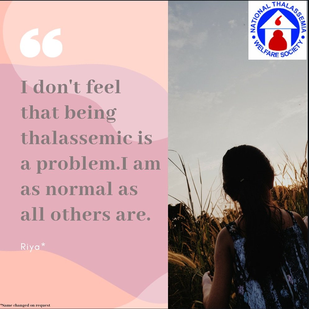 Here 's the #SaturdayStory 
"My name is Riya(name changed)  and I am 21-years old. I am a #thalassemia major but despite of so much struggle in my life, I have proved to be an inspiration. 

Read Complete story here- m.facebook.com/photo.php?fbid… 
#Yesfoundation2019 #NTWS