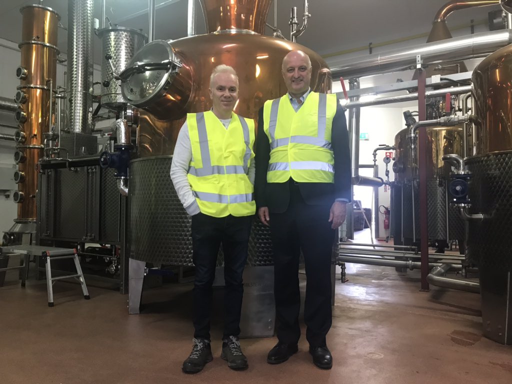 We’re touring the <a href="/SHEDDISTILLERY/">Patrick J Rigney</a> now with PJ Rigney in Drumshanbo in Leitrim. 🍸