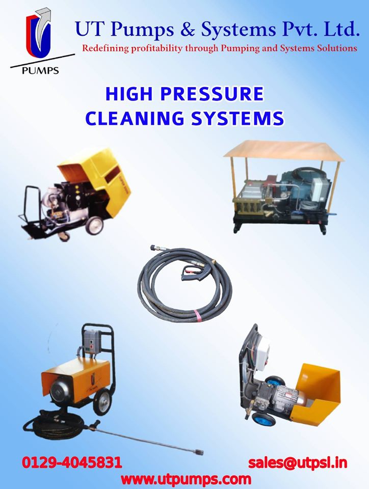 UT Pumps and Systems Pvt Ltd on Twitter "High Pressure Cleaning