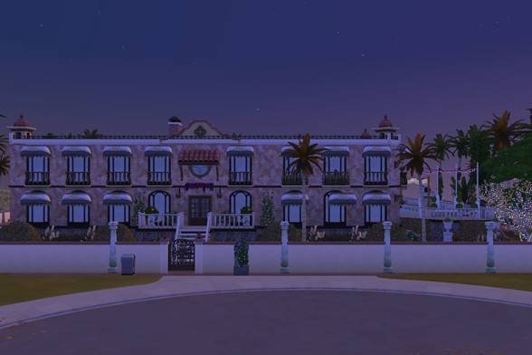 I just shared the Hotel California Lot on #TheSims4 Gallery! My favorite build!#eagles#tribute#recordcover