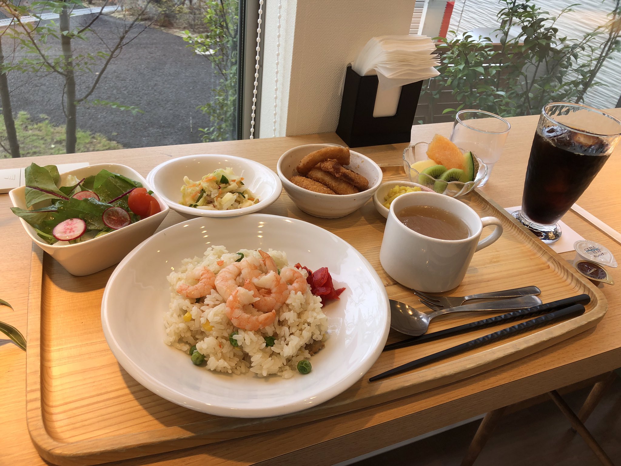 田邊秀樹 Su Twitter Cafe Partir のランチ エビ ピラフ美味しかったです Cafe 岩出のランチ 岩出市のカフェ 和歌山県岩出市 Cafepartir ワンドリンク おしゃれ 健康的な食事 T Co S3lxsyhm6o Twitter