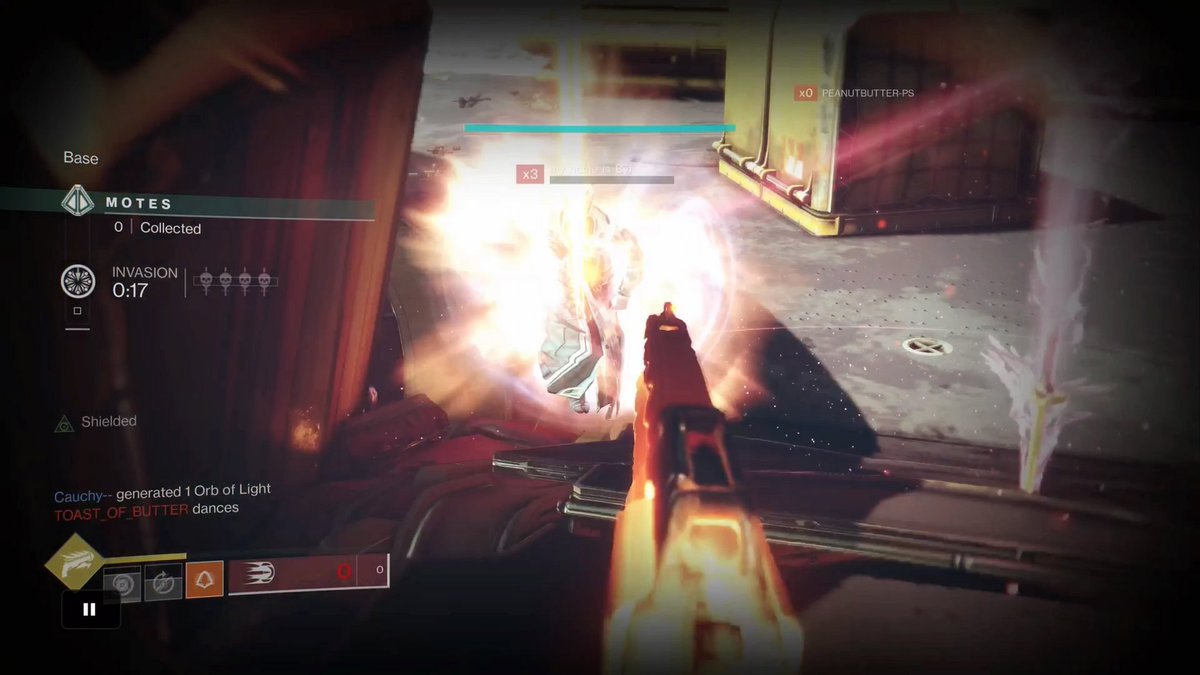 FrozoneUSMC's tweet image. Yo! I can't believe I ran into @MyNameIsByf. It was awesome to see you! #destiny2 #gambit #gambitprime