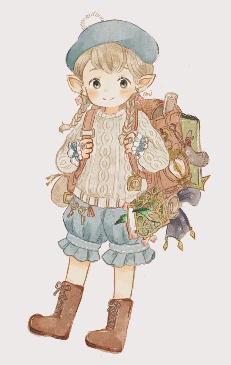 FF14「FF14のうちの子です 」|パン山おにぎり🍞のイラスト