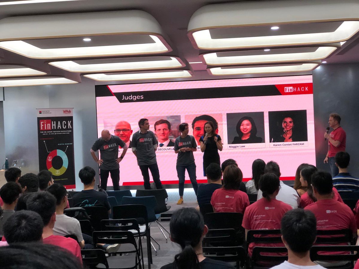 finhackhk's tweet image. FinHACK 2019 Day 1: 160 FinHACKers, 36 hours, 1 chance to win a cash prize of $25,000. We’re so excited to see what these bright minds come up with. 

Stay tuned for more updates! 
Organized by @SocGen_HK and @whub_io 

#FinHACK2019
