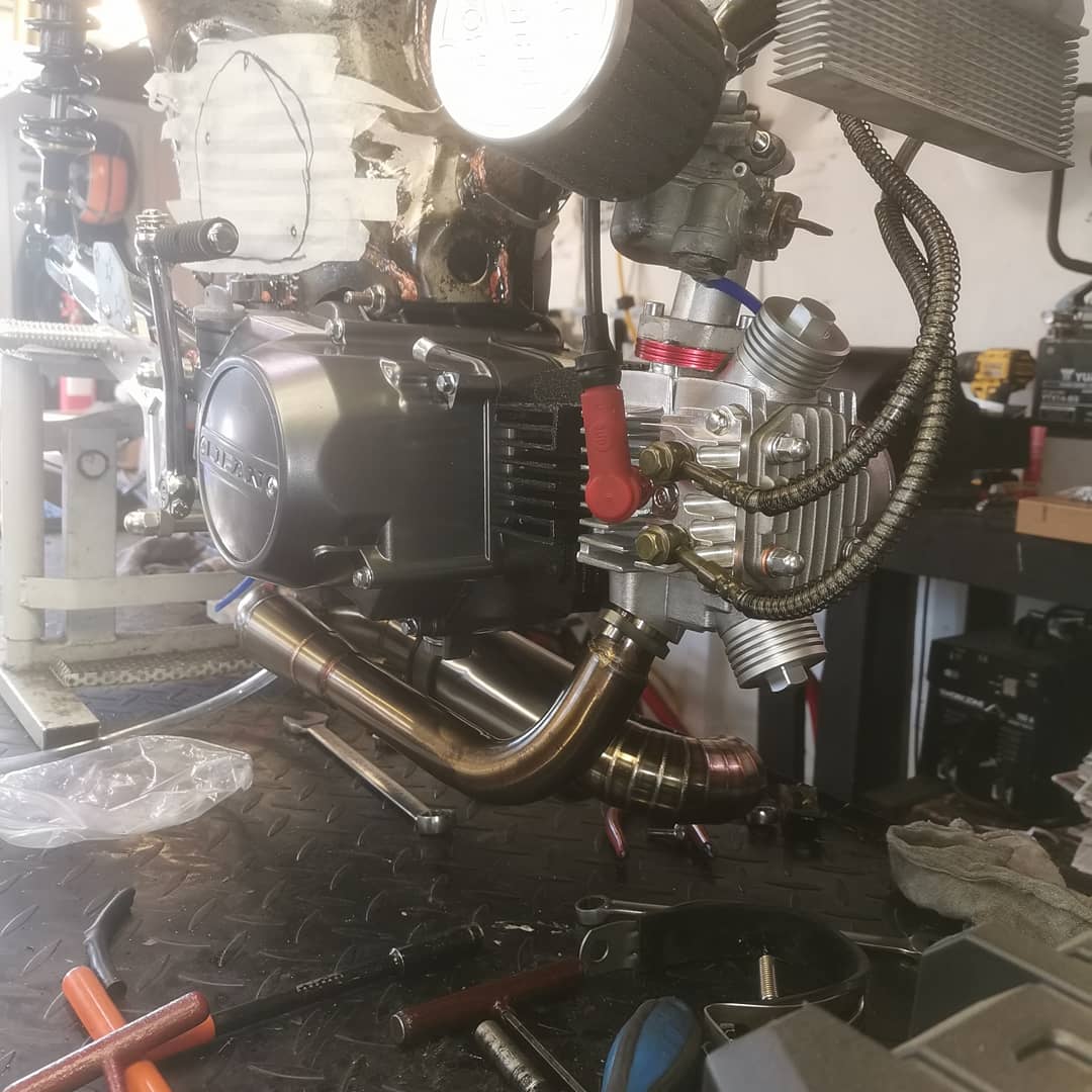 Linksmc's tweet image. New race bike almost ready for the jurby plop enduro