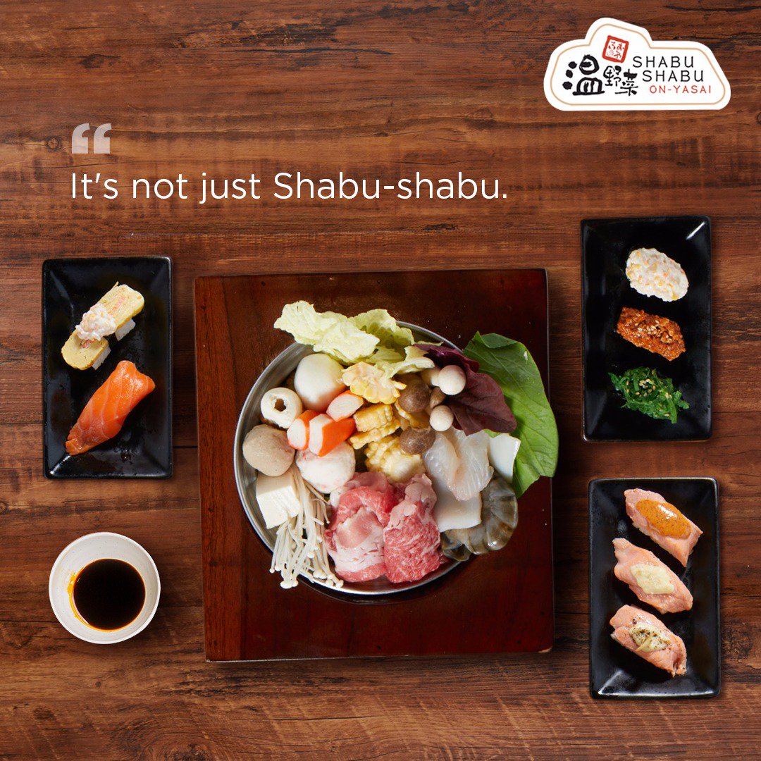 OnYasai_ID's tweet image. Spend your weekend with On-Yasai soups, meats, veggies and various tasty sushi. Spend it with your family and friends! Shall we? 🙂

#OnyasaiID #shabushabu #kulinerjakarta #makansehat #meatlover #instafood #makananjepang #makandimana #feedthetummy #japaneseshabushabu