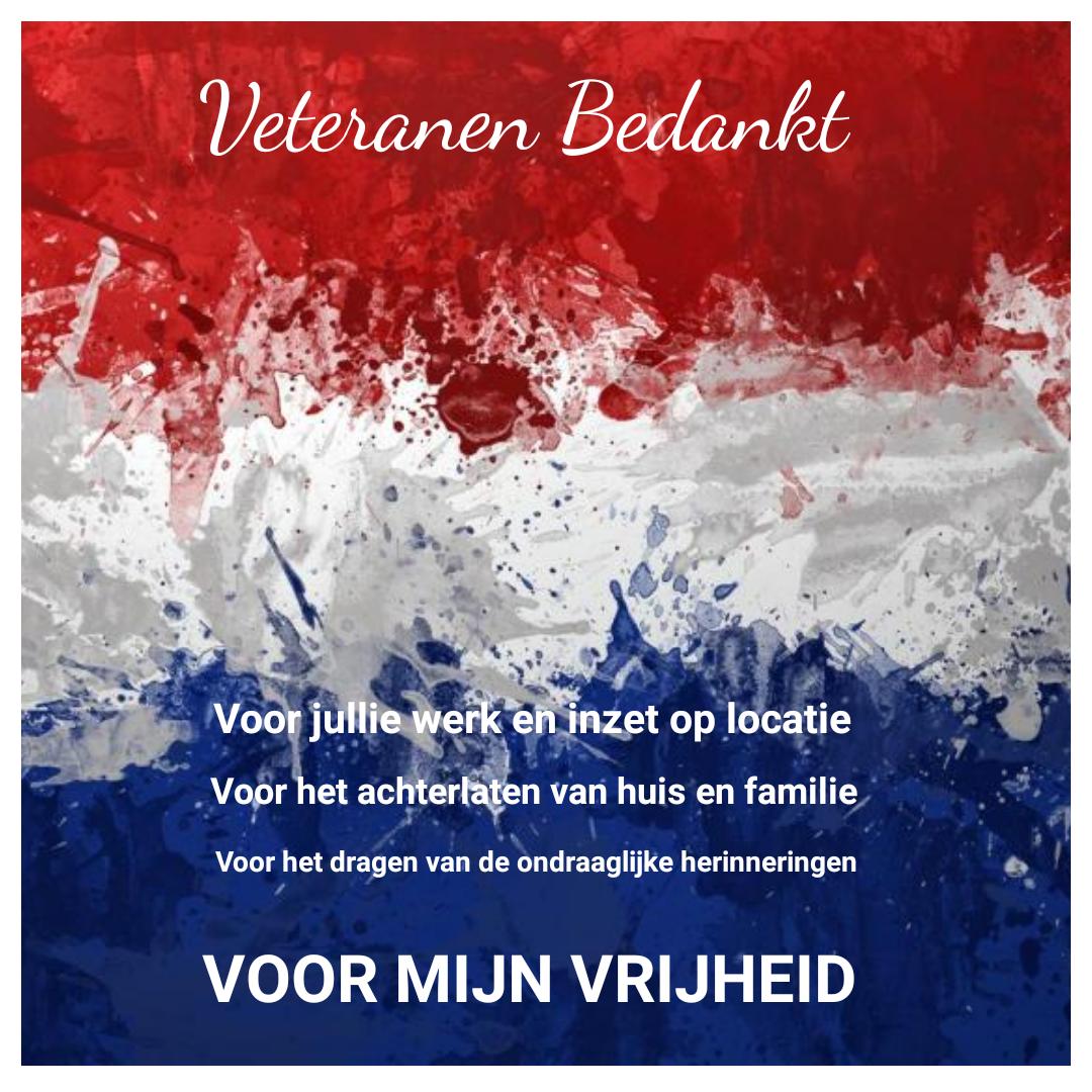 Laten we vandaag onze kanjers niet vergeten.
Laten we ook niet vergeten dat zij met hun missies hun geestelijke vrijheid hebben ingeleverd door de herinneringen en ervaringen die ze dagelijkse dragen. Voor ons niet in te denken wat dat doet. Enkel voor onze vrijheid
#veteranendag