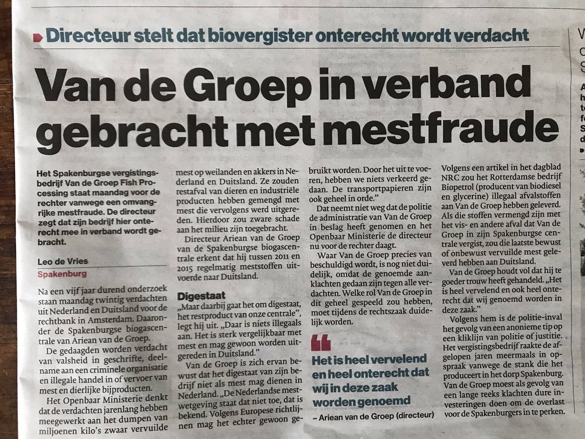 JanvanDiermenJD's tweet photo. @gembunschoten @ProvUtrecht #biostank Is dit misschien een reden om de subsidie ter discussie te stellen? Tijd voor actie. https://t.co/SUrr64gWbw